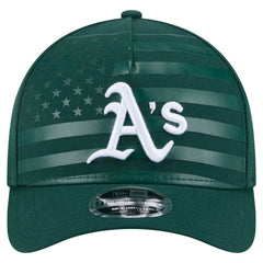Athletics New Era American Flag 9FORTY M-Crown A-Frame Adjustable Hat - MLB