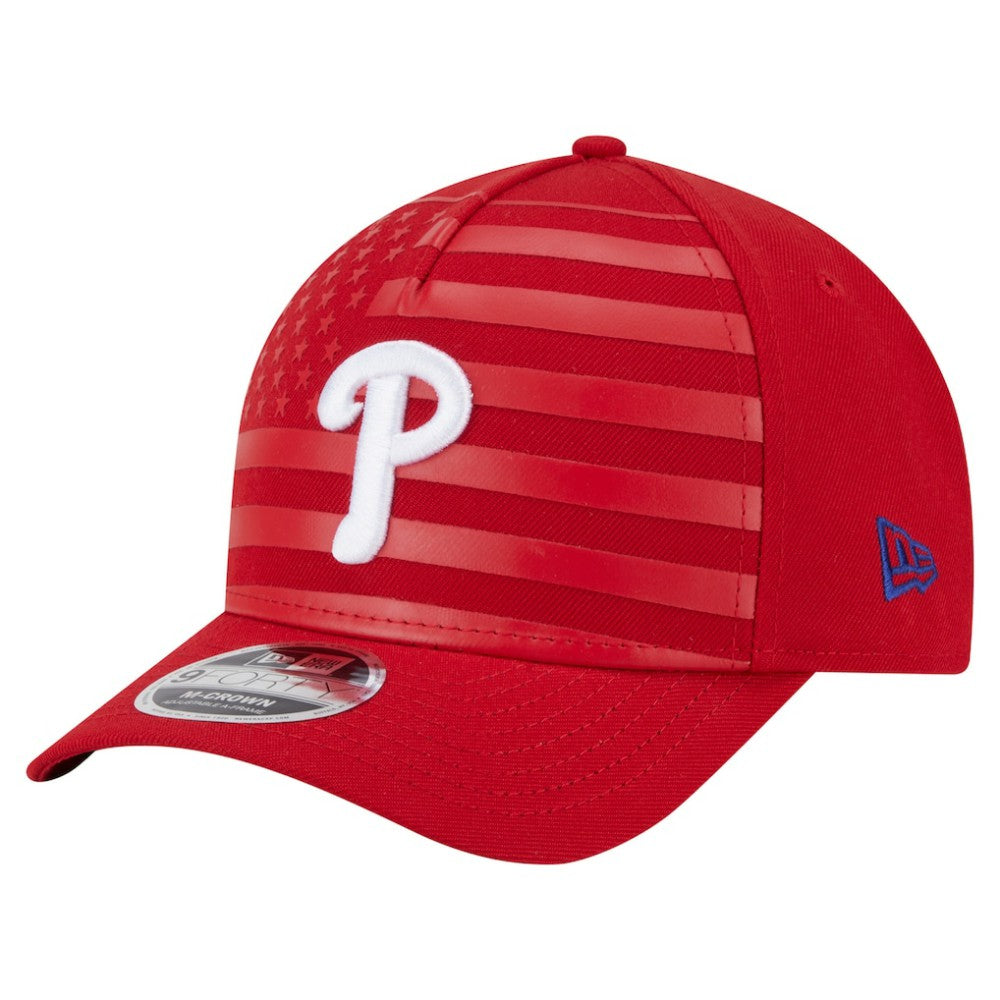 Philadelphia Phillies New Era American Flag 9FORTY M-Crown A-Frame Adjustable Hat - MLB