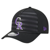 Colorado Rockies New Era American Flag 9FORTY M-Crown A-Frame Adjustable Hat - MLB