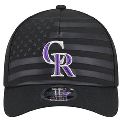 Colorado Rockies New Era American Flag 9FORTY M-Crown A-Frame Adjustable Hat - MLB