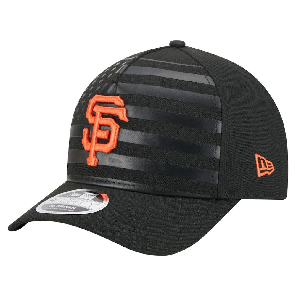 San Francisco Giants New Era American Flag 9FORTY M-Crown A-Frame Adjustable Hat - MLB