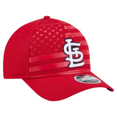 St. Louis Cardinals New Era American Flag 9FORTY M-Crown A-Frame Adjustable Hat - MLB