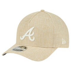 Atlanta Braves New Era Cotton Weave M-Crown A-Frame 9FORTY Adjustable Hat - MLB