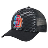 San Diego Padres New Era Gradient 9FORTY A-Frame M-Crown Trucker Adjustable Hat - MLB