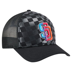 San Diego Padres New Era Gradient 9FORTY A-Frame M-Crown Trucker Adjustable Hat - MLB