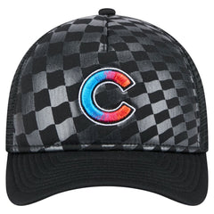 Chicago Cubs New Era Gradient 9FORTY A-Frame M-Crown Trucker Adjustable Hat - MLB