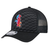 Chicago White Sox New Era Gradient 9FORTY A-Frame M-Crown Trucker Adjustable Hat - MLB