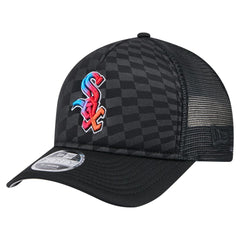 Chicago White Sox New Era Gradient 9FORTY A-Frame M-Crown Trucker Adjustable Hat - MLB
