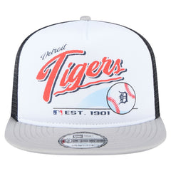 Detroit Tigers New Era Retro Script Trucker 9FIFTY Snapback Hat - MLB