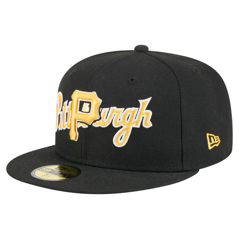 Pittsburgh Pirates New Era Overlap 59FIFTY Fitted Hat - MLB