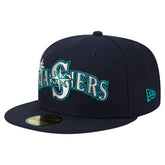 Seattle Mariners New Era Overlap 59FIFTY Fitted Hat - MLB