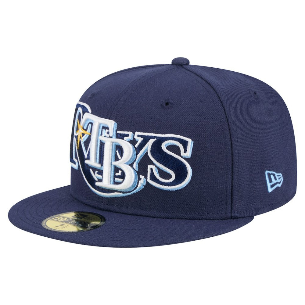 Tampa Bay Rays New Era Overlap 59FIFTY Fitted Hat - MLB