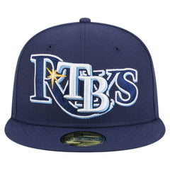 Tampa Bay Rays New Era Overlap 59FIFTY Fitted Hat - MLB
