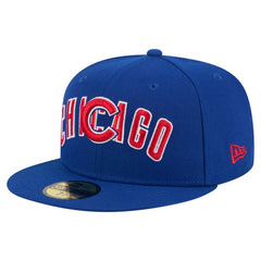 Chicago Cubs New Era Overlap 59FIFTY Fitted Hat - MLB