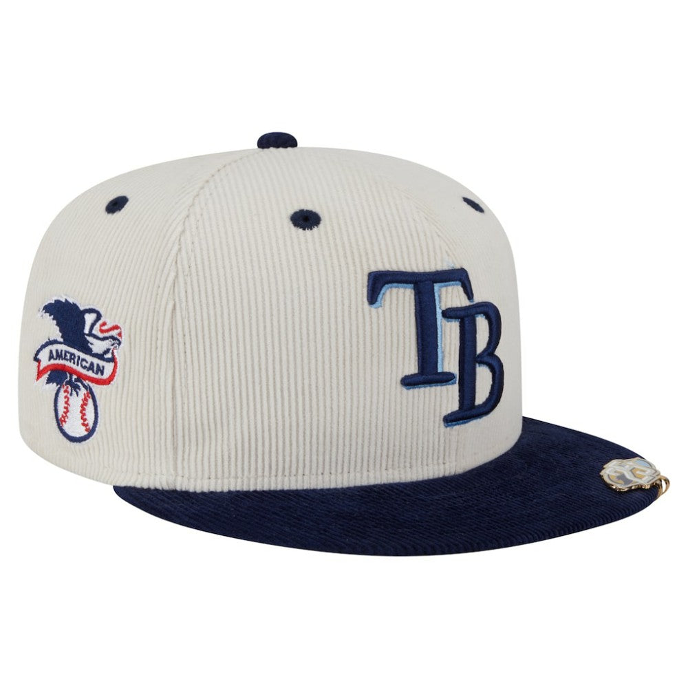 Tampa Bay Rays New Era Two-Tone Corduroy 59FIFTY Fitted Hat - MLB