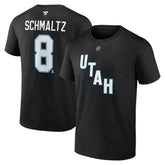Nick Schmaltz Utah Mammoth Fanatics Authentic Stack Name & Number T-Shirt - Black - NHL