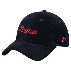 Atlanta Braves New Era Women's Corduroy 9TWENTY Adjustable Hat - MLB