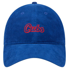 Chicago Cubs New Era Women's Corduroy 9TWENTY Adjustable Hat - MLB