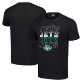 New York Jets Starter Four Name T-Shirt Black | NFL