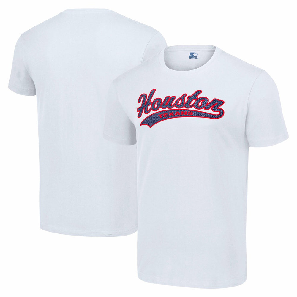 Houston Texans Starter City Tailsweep T-Shirt White | NFL