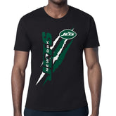 New York Jets Starter Color Scratch T-Shirt Black | NFL