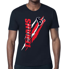 Houston Texans Starter Color Scratch T-Shirt Navy | NFL