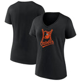 Baltimore Orioles Women's Fastball V-Neck T-Shirt - MLB