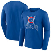 Chicago Cubs Fastball Long Sleeve T-Shirt - MLB