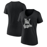 Los Angeles Dodgers Women's Fastball V-Neck T-Shirt - MLB