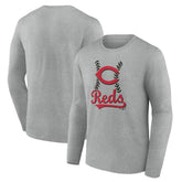 Cincinnati Reds Fastball Long Sleeve T-Shirt - MLB