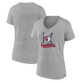 Cleveland Guardians Women's Fastball V-Neck T-Shirt - MLB