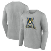 Milwaukee Brewers Fastball Long Sleeve T-Shirt - MLB