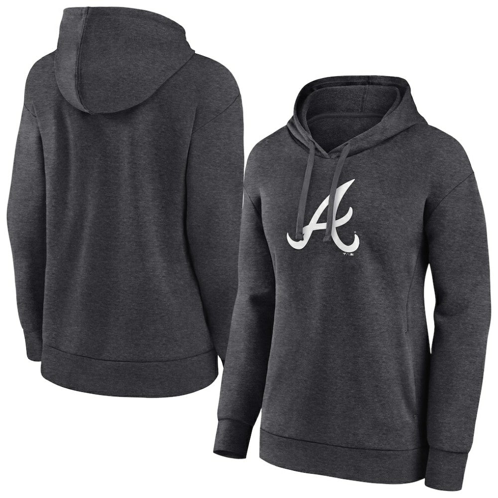 Atlanta Braves Women's Monochrome Pullover Hoodie - MLB