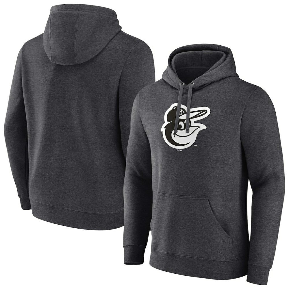 Baltimore Orioles Monochrome Pullover Hoodie - MLB