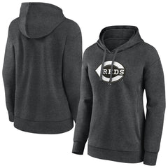 Cincinnati Reds Women's Monochrome Pullover Hoodie - MLB