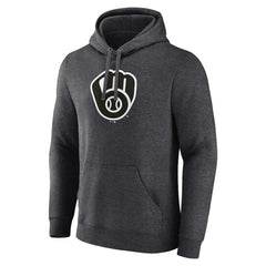 Milwaukee Brewers Monochrome Pullover Hoodie - MLB