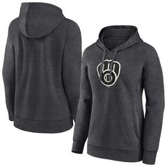 Milwaukee Brewers Women's Monochrome Pullover Hoodie - MLB