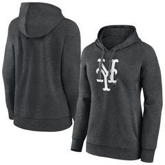 New York Mets Women's Monochrome Pullover Hoodie - MLB