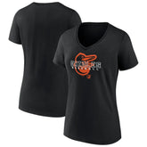 Baltimore Orioles Women's Stellar V-Neck T-Shirt - MLB