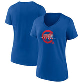 Chicago Cubs Women's Stellar V-Neck T-Shirt - MLB