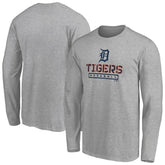 Detroit Tigers Evanston Stencil Long Sleeve T-Shirt - MLB