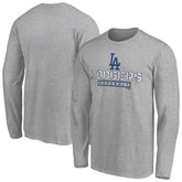 Los Angeles Dodgers Evanston Stencil Long Sleeve T-Shirt - MLB