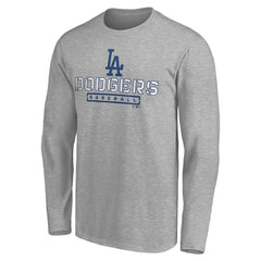 Los Angeles Dodgers Evanston Stencil Long Sleeve T-Shirt - MLB