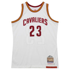 LeBron James Cleveland Cavaliers 2015/16 Hardwood Classics Authentic Jersey White - NBA