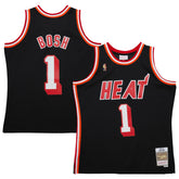 Chris Bosh Miami Heat 2013/14 Hardwood Classics Swingman Jersey Black - NBA