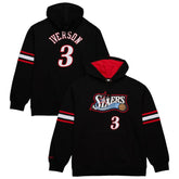 Allen Iverson Philadelphia 76ers Name & Number Pullover Hoodie Black - NBA