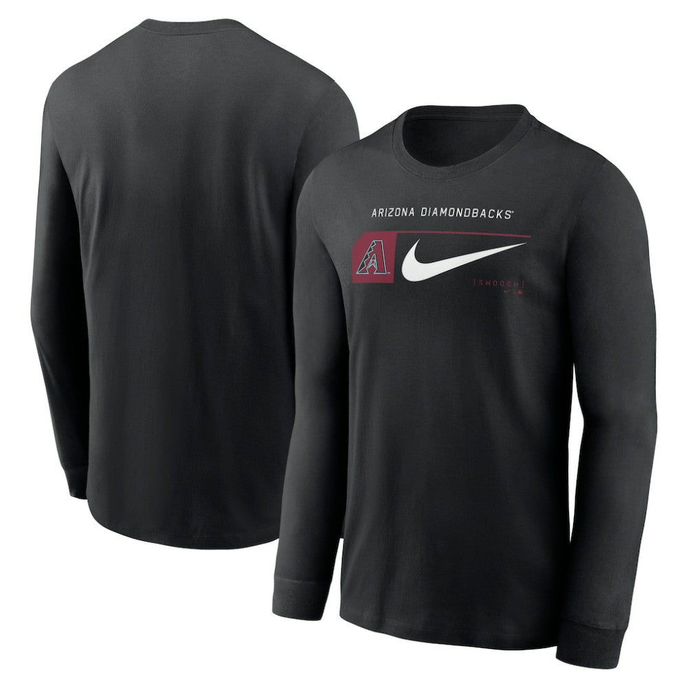 Arizona Diamondbacks Nike Local Logo Swoosh Lockup Long Sleeve T-Shirt - MLB