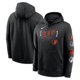 Baltimore Orioles Nike Club Stack Pullover Hoodie - MLB