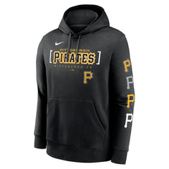 Pittsburgh Pirates Nike Club Stack Pullover Hoodie - MLB