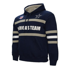 Dallas Cowboys America's Team Head Coach Pullover Hoodie Navy | Mitchell & Ness